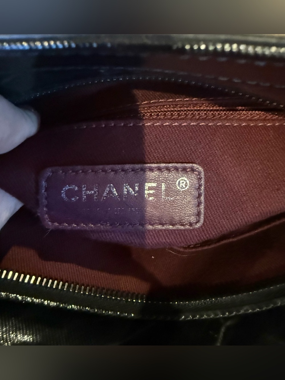 Authentic - Chanel small Cambon black quilted tote bag - Picture 10 of 15